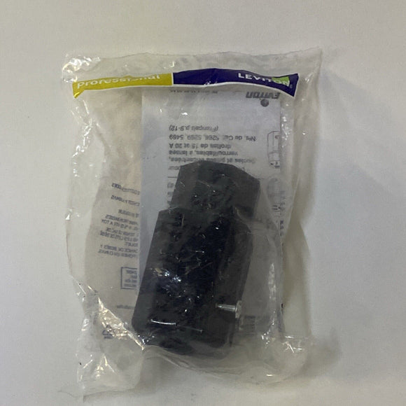 Leviton 5269-N Female Plug Connector 15 Amp 125 Volt