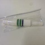 Chemglass CG-511-50 Reactor Plug 20mm PTFE Replacement Drain Stem Only W/ Orings