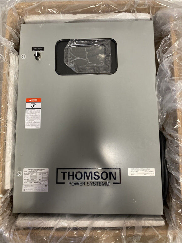 Thomson TS973A0100A1CZ5 Automatic Transfer Switch 480AC 100Amp 1-3Ph 50-60HZ