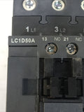 Schneider Electric LC1D50A 3P 50A AC 24V Coil EverLink Contactor