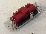 *Lot of 2* Hubbell HBL2121 Brown Rocker Switch 1 Pole 20A 120-277V