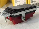 *Lot of 2* Hubbell HBL2121 Brown Rocker Switch 1 Pole 20A 120-277V