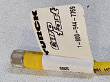 Turck Part# VBRS 4.4-2PKG 3M-2/2 ID# U0117-33 Euro Fast Cable USNP