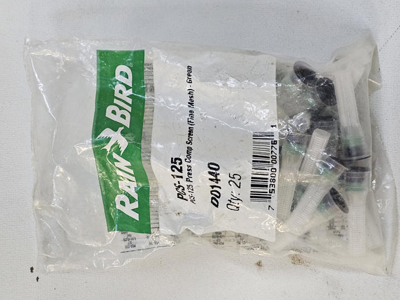 25 Lot Rainbird 1800 Series Fine Mesh Sprinkler Nozzle Screen PCS-125 D01440
